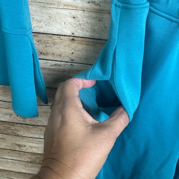 No Brand Teal Sleeveless Top and Pants Set Sz large - Picture 4 of 6